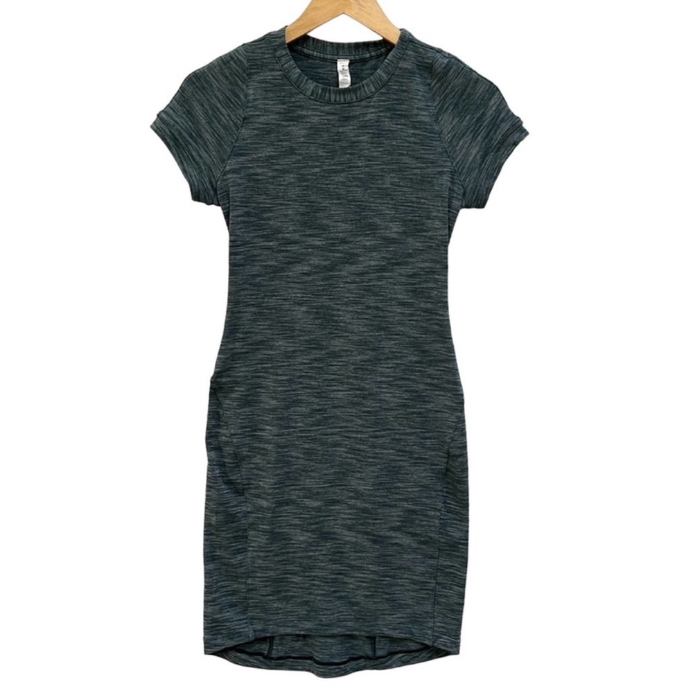 🍋 Lululemon Short Sleeve Grey Dress🍋 Lululemo Women's &go Where-To Shirt Dress